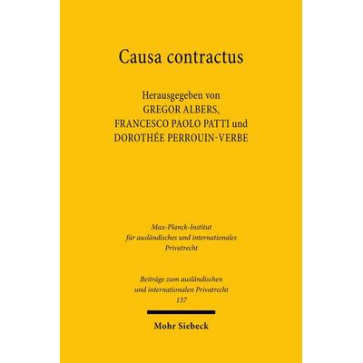 Causa contractus, Taschenbuch von , Mohr Siebeck, 978-3-16-163244-0