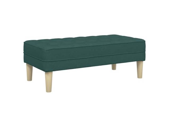 hliofuir Sitzbank Polsterbank 113x57x39 cm Stoff Dunkelgrün Elegante Ottomane für Wohnzimmer und Schlafzimmer, langlebiges Sperrholzgestell mit weichem Polsterbezug.