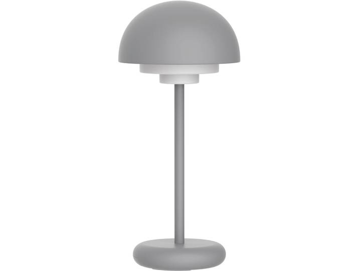 Tischlampe Smukke Grau Polycarbonat H 30.5 cm 180 lm - Lichtfarbe: Warmweiss