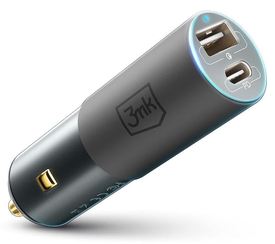 HyperCar USB-C/USB lader 100W zwart