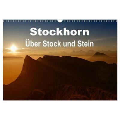 Stockhorn – Über Stock und Stein (Wandkalender 2027 DIN A3 quer), CALVENDO Monatskalender