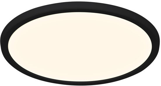 Nordlux LED Flush Mount Black 2.5cm H x 29cm W x 29cm D