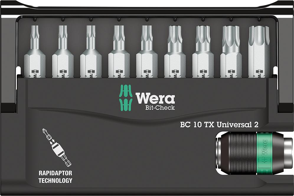 WERA Bit-Satz Bit-Check 10 Universal 2