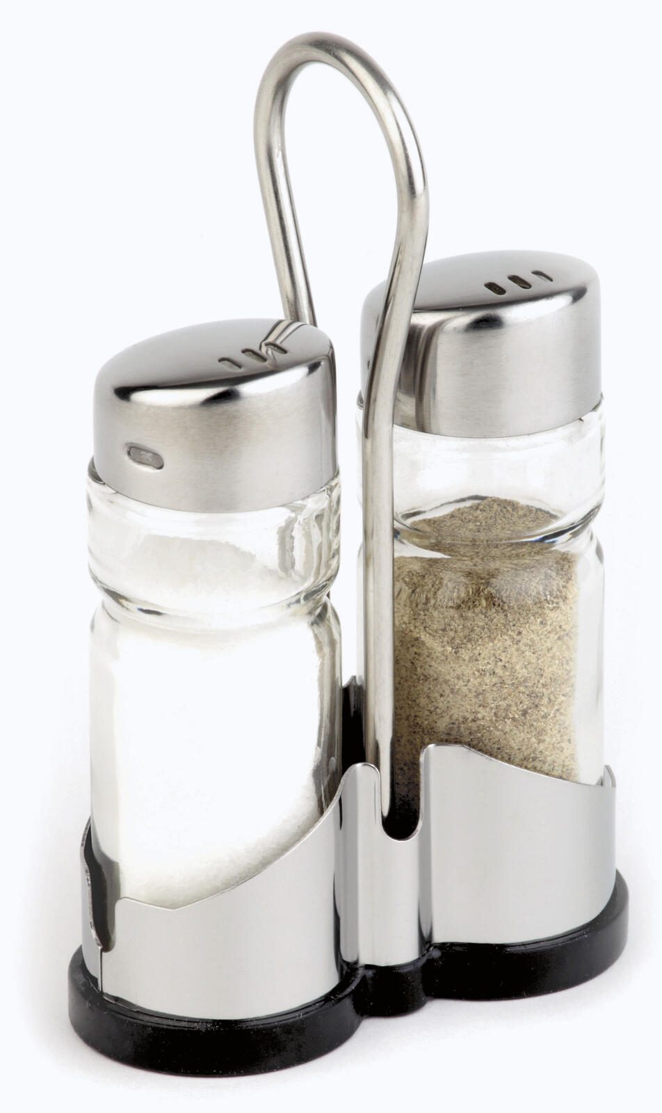 APS Salz- & Pfefferstreuer-Set transparent/silber 13,0 cm 453676