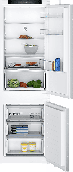 Frigorífico Combi - Balay 3KIE734F, Integrable, No Frost, 260 l, EcoAirflow, Blanco