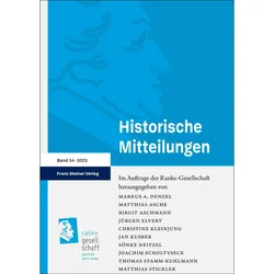 Historische Mitteilungen 34 (2023), Fachbücher