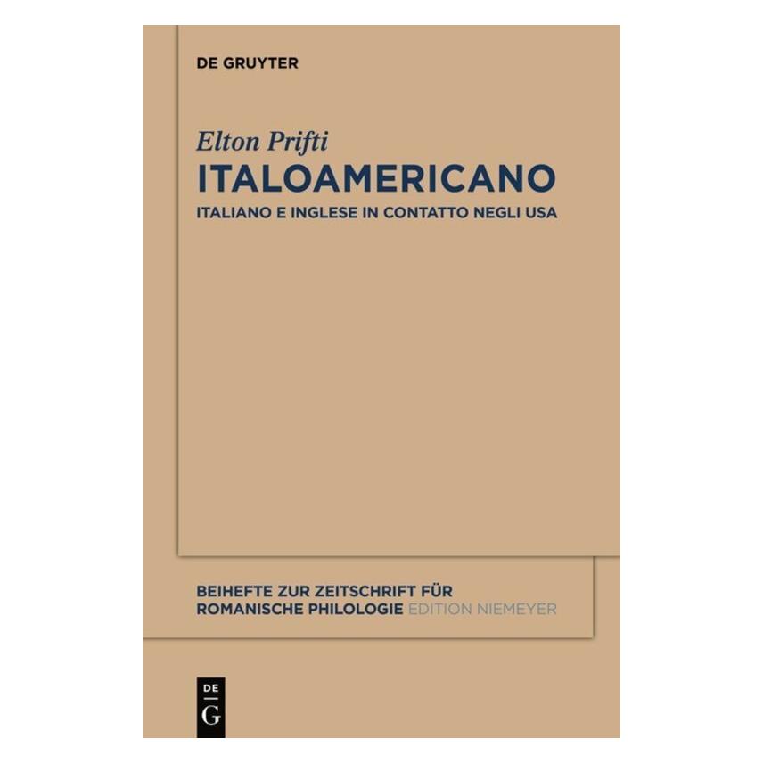 De Gruyter Italoamericano (Italienisch, Softcover, Elton Prifti) (55840527)