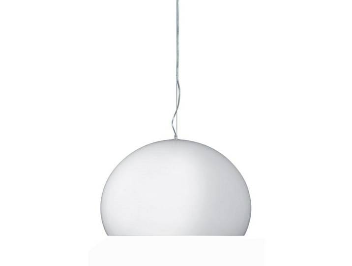 Big FL/Y Hängeleuchte, weiß, Ø 83 cm - Kartell - Wohnzimmer - Design - Kunststoff - Einflammig