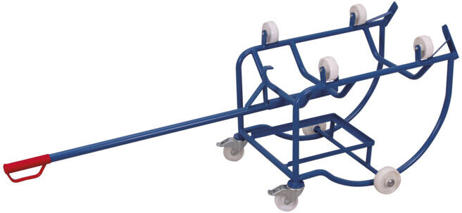 VARIOfit Basculateur de fût avec 4 roulettes en plastique (zu-3201)