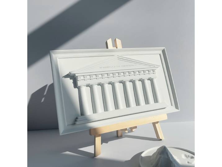 Peinture en relief créative, ornement nordique de styliste, décoration d'entrée de salon, de maison, de luxe léger