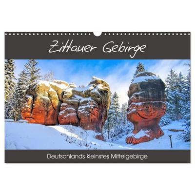 Zittauer Gebirge - Deutschlands kleinstes Mittelgebirge (Wandkalender 2027 DIN A3 quer), CALVENDO Monatskalender