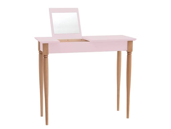 Schminktisch 85cm Pink/Hellrosa
