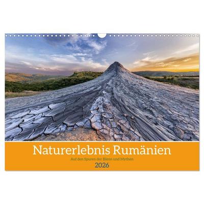 Naturerlebnis Rumänien - Auf den Spuren der Bären und Mythen (Wandkalender 2026 DIN A3 quer), CALVENDO Monatskalender