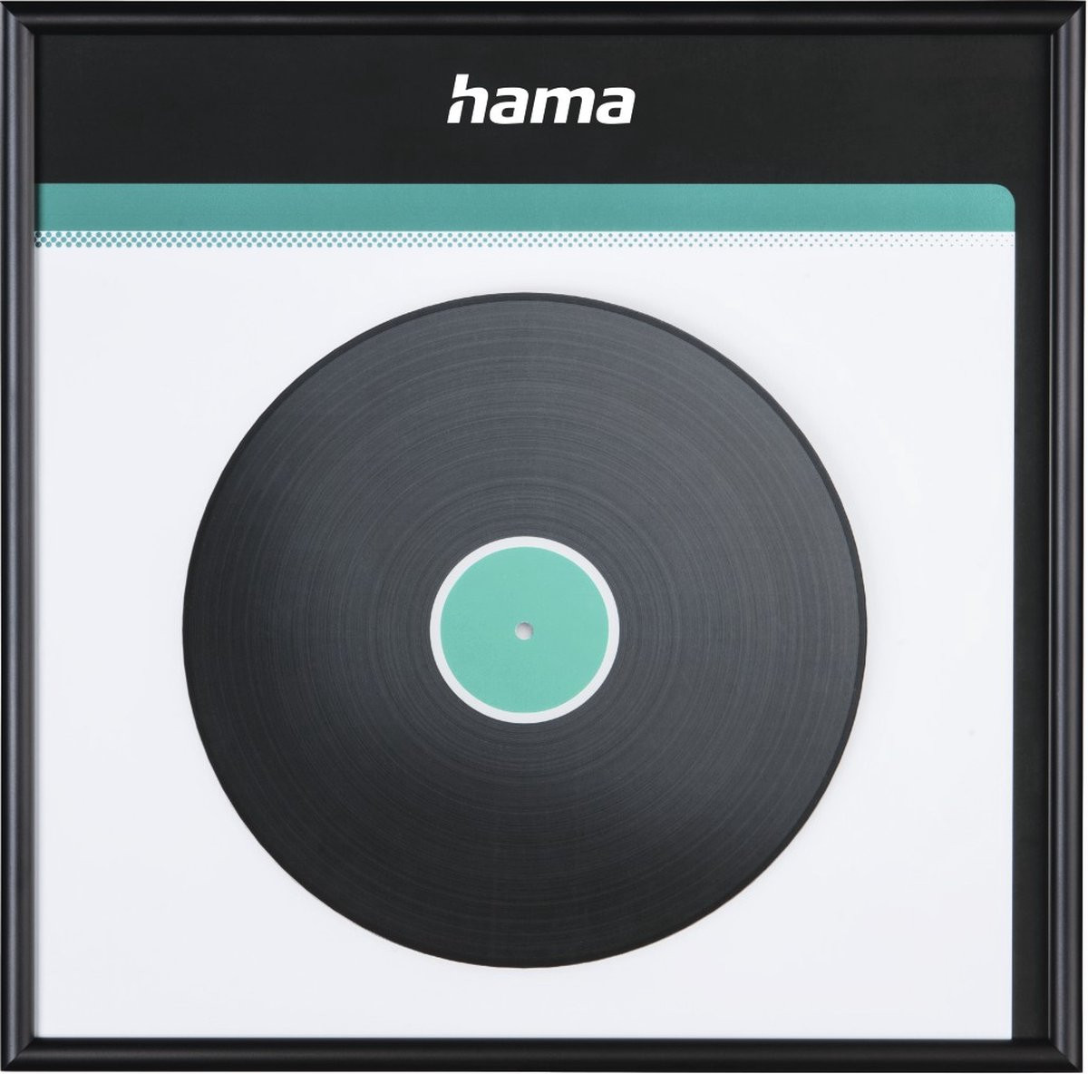Hama LP-coverlijstje Aluminium Zwart 31,5 x 31,5 cm