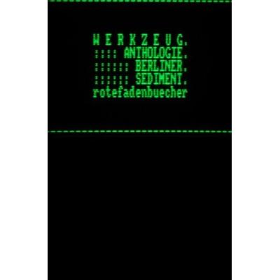 werkzeug, Taschenbuch von Hr potmaschin,Navina wienkämper, Epubli, 978-3-7485-5635-0