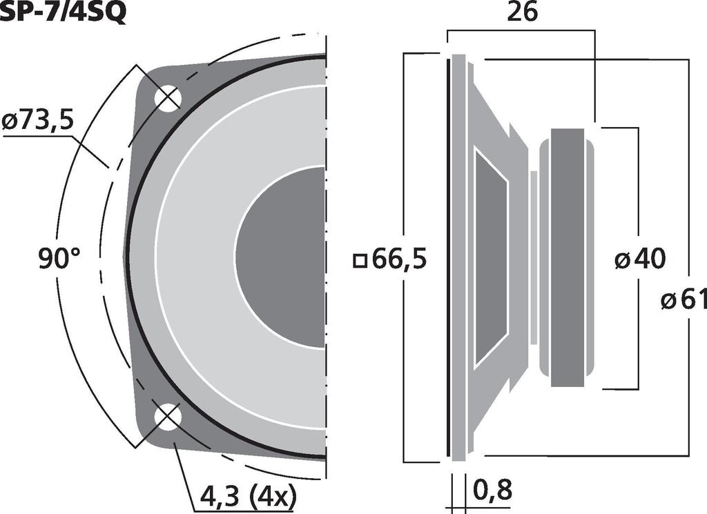 MONACOR SP-74SQ