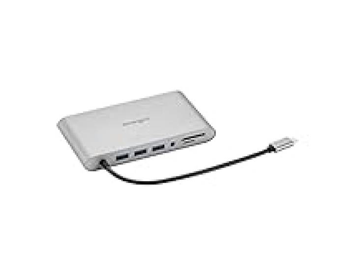 Kensington UH1440P - Station d’Accueil USB-C 10-en-1 avec Double Sortie Vidéo, 5 Gbits/s, Sans Pilote, Compatibilité Universelle, 3 Ports USB-A, Alimentation 85W, Câble Inclus (K33853WW)