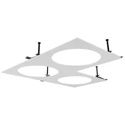 LTS Licht&amp;Leuchten Einbau-Eckrahmen SCER 6.330 ws
