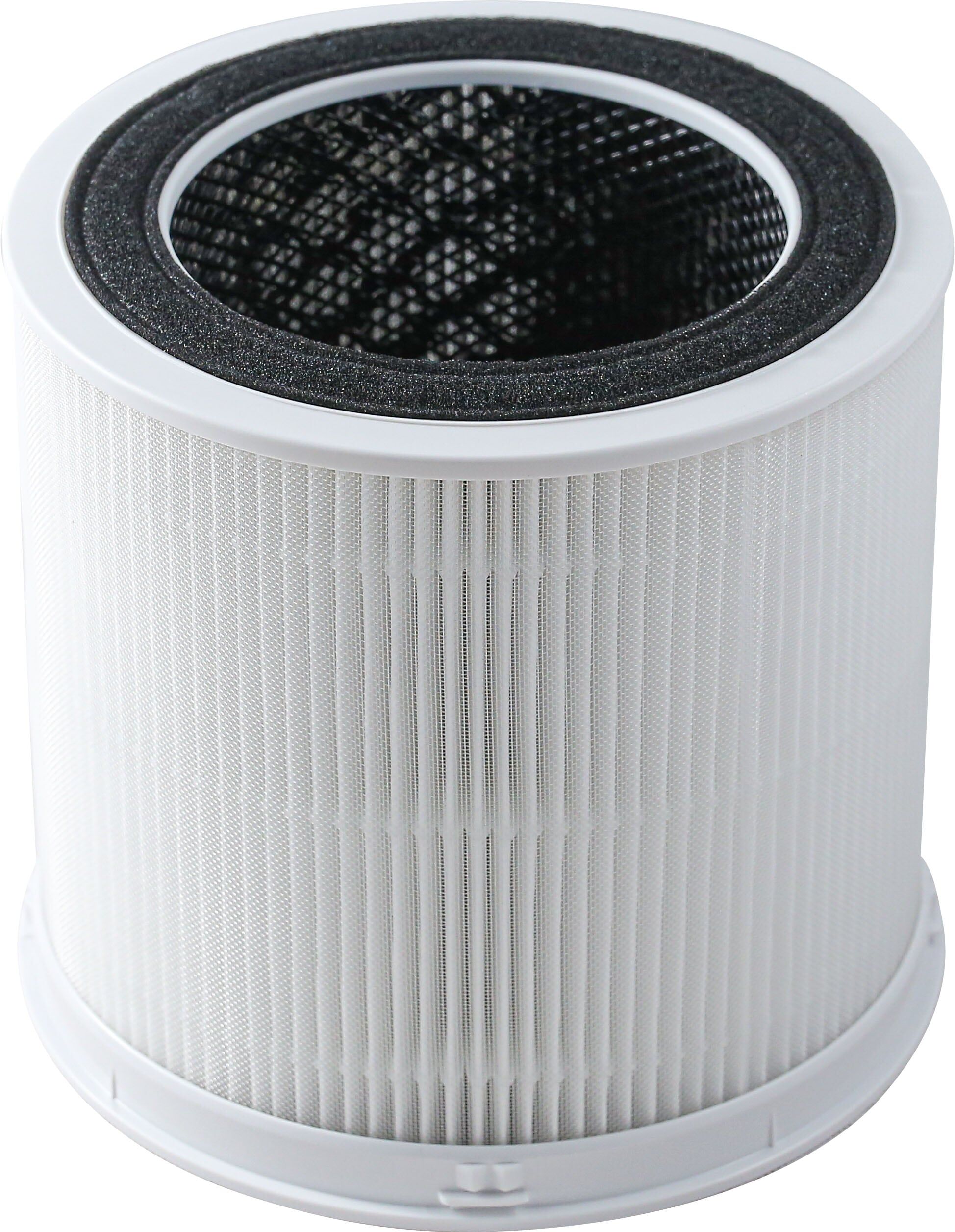 HEPA-Filter HANSEATIC "Ersatzfilter für Hanseatic Luftreiniger »KJ150«", schwarz-weiss (weiß, schwarz), B:16cm H:16cm T:15cm, Kunststoff, Filterkartuschen, HEPA-Filter weiß, schwarz Einheitsgröße