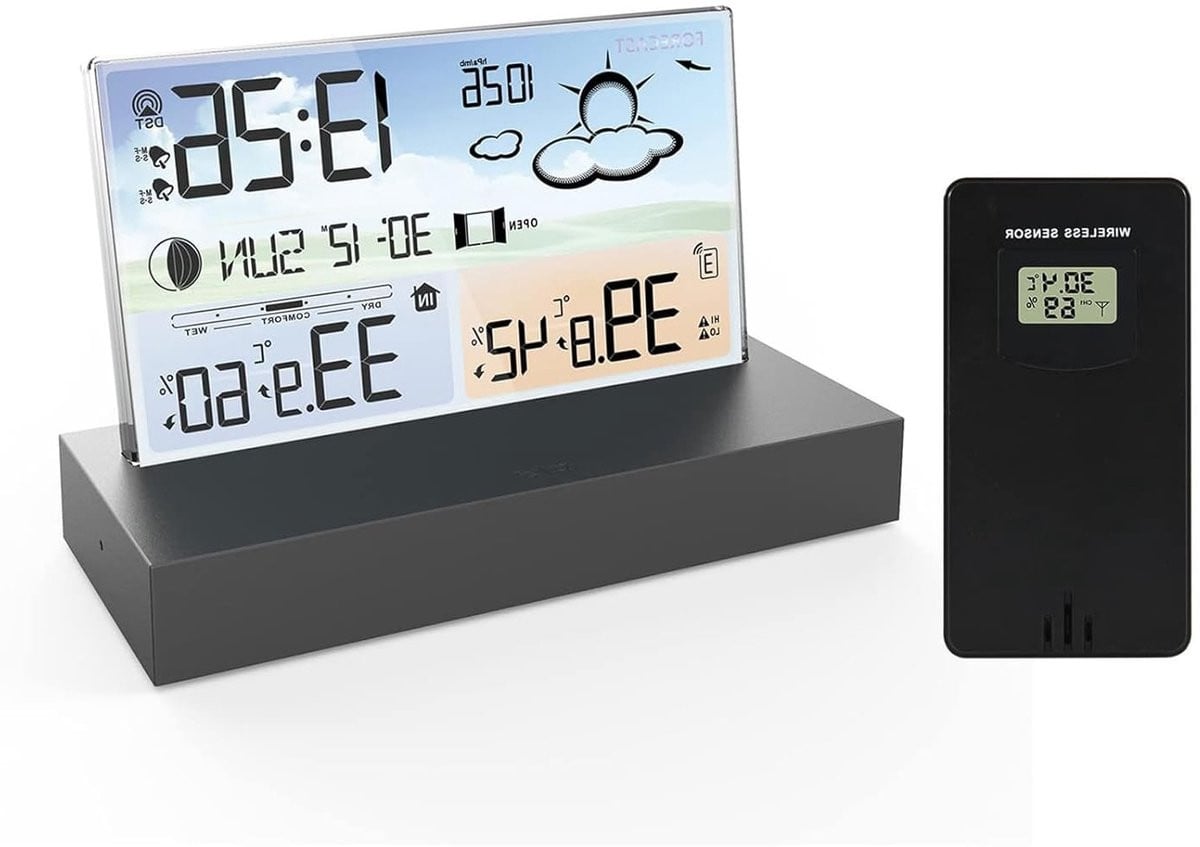 Digitale Weersvoorspelling Alarmklok met Temperatuur- en Vochtigheidssensor