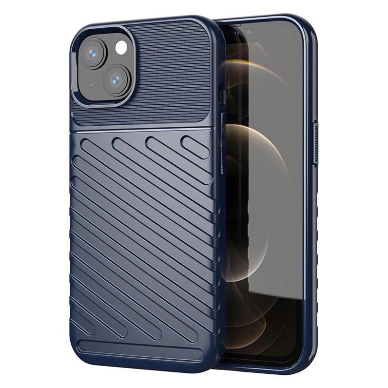 Hurtel Thunder Case Flexibel Robuste Panzer Handyhülle TPU Schutzhülle für iPhone 13 mini blau (Apple iPhone 13 mini) (1404978613)