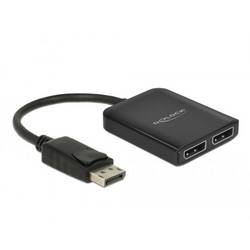 Delock 87768 DisplayPort-Splitter Schwarz