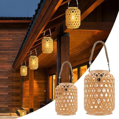 Uplift Picks Solar Rattan Lantern Adds Warm Hanging Glow To Gardens Patios Tables Solar Rattan Lantern Adds Warm Hanging Glow To Gardens Patios Tables