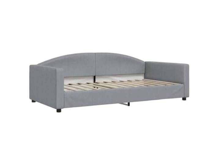 KTHLBRH Bettgestell mit Kopfteil Metall weiß 90 x 190 cm Bettgestell aus Stahl, Stauraum unten, Lattenrost inklusive, für Gäste