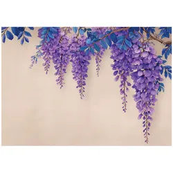 FOTOTAPETE Blumen Hängend Lila 150x105 cm