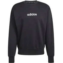 ADIDAS Herren Sweatshirt Essentials Linear Fleece, Größe L in Schwarz Schwarz