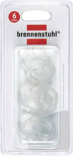 Brennenstuhl 1164480 Steckdosen-Einsatz Transparent 6St.