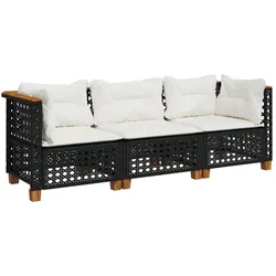 vidaXL, Gartenlounge, Talonar (2x Ecke + Mitte (mit Schnitzerei))