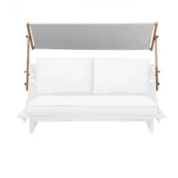 Apple Bee Sonnendach ROBINSON, Teak / BEE WETT (100 % Polypropylen) Grizzle - Auslaufartikel