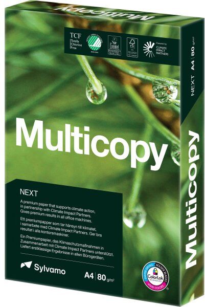 Multicopy Next Kopipapir A4/80g/500ark
