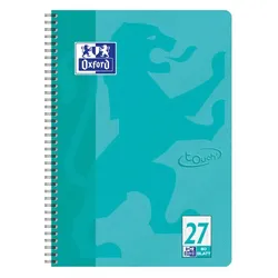 Oxford TOUCH Notizbuch A4+ 80 Blätter Aqua-Farbe