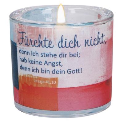 Windlicht aus Glas - Jahreslosung 2027