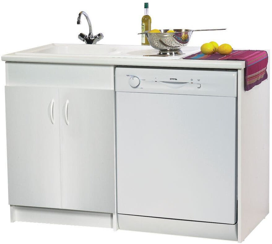 Meuble lave-vaisselle SIM avec jambage 2 porte L 1400 mm NEOVA S15V02077