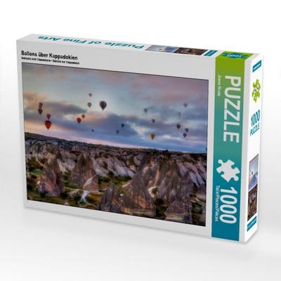CALVENDO Puzzle Ballons über Kappadokien | 1000 Teile Lege-Größe 64x48cm Foto-Puzzle für glückliche Stunden