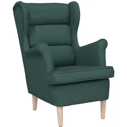 vidaXL Sessel Dunkelgrün 74x84x100 cm Stoff