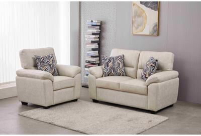 Faux Leather Living Room Set