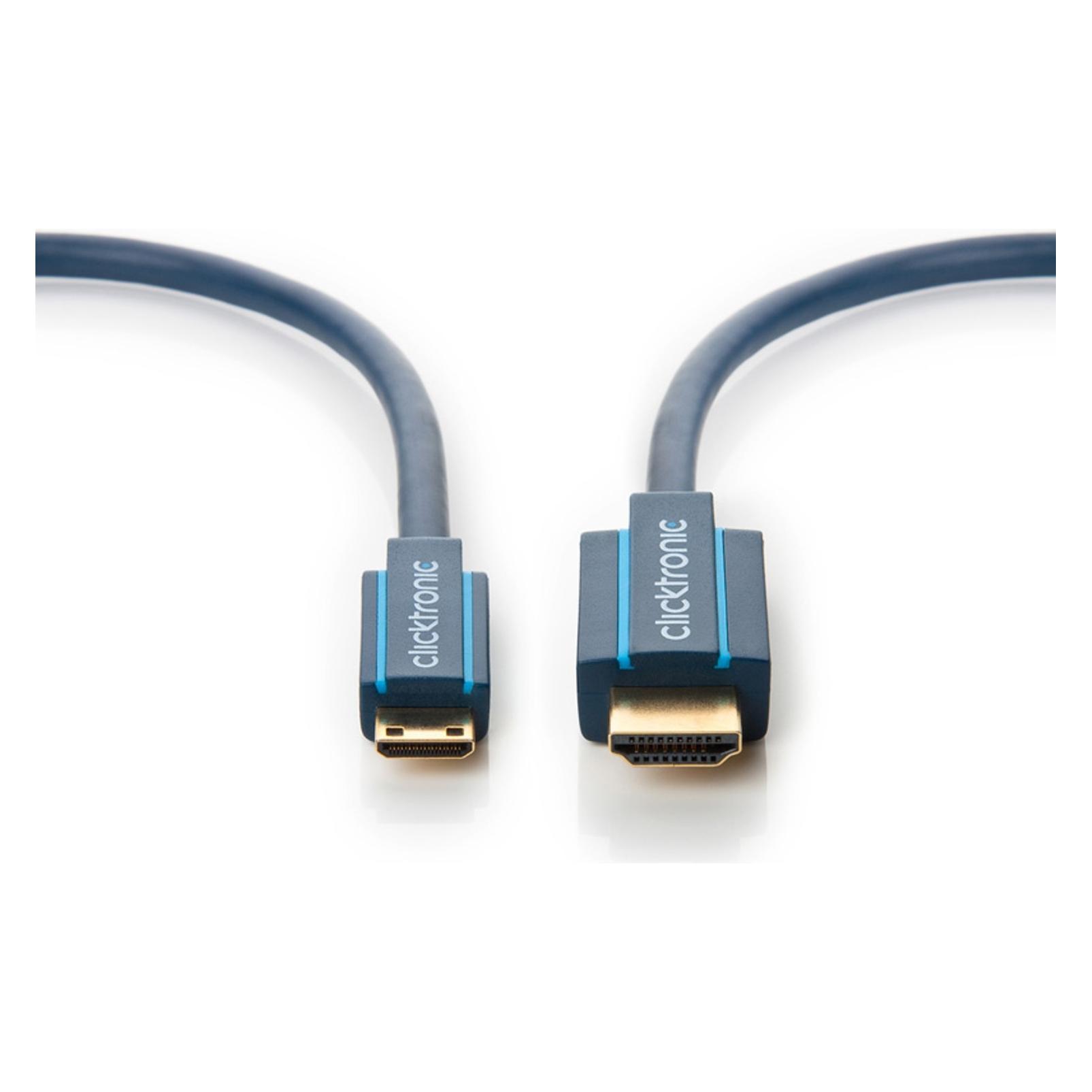 clicktronic Mini-HDMI Adapterkabel Ethernet (2 m) (70322)