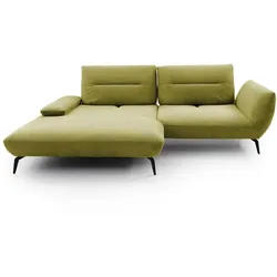 Ecksofa Payton Stoff Grün Dunkelgrün