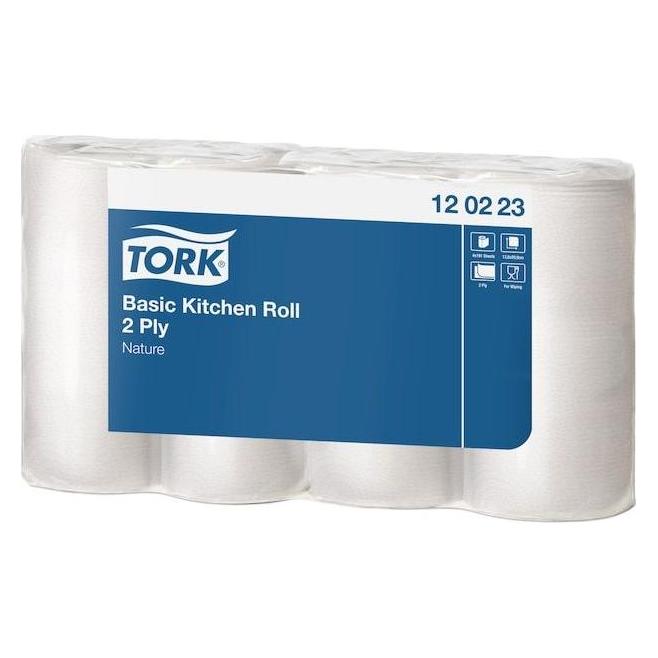 Tork Køkkenruller basic, saek a 32 ruller (120223)