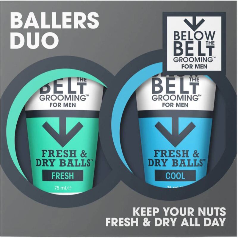 Below the Belt Grooming Fresh and Cool Ballers Duo Geschenkset für die intime Hygiene