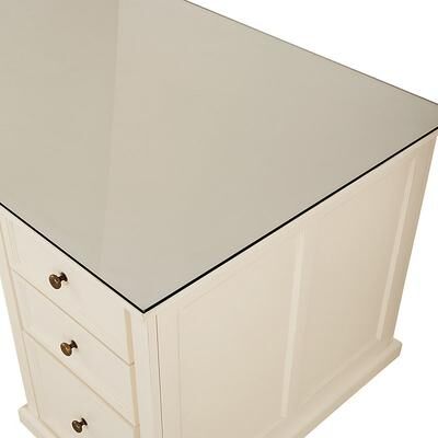 Tuscan Standard Desk Glass Topper - Ballard Designs
