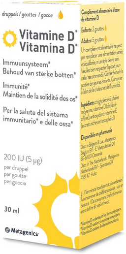 Metagenics Vitamina D Liquido Integratore 30 ml