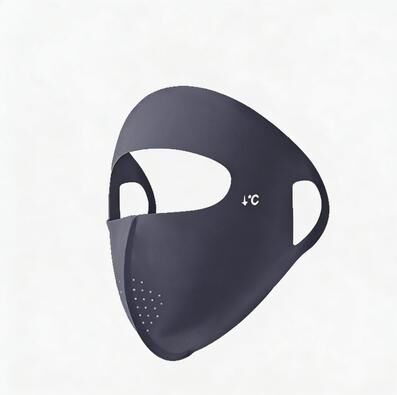 The Handy Homestead Cooling Ice Silk UV Face Cover For Motorcycle Riding And Outdoor Sports gray