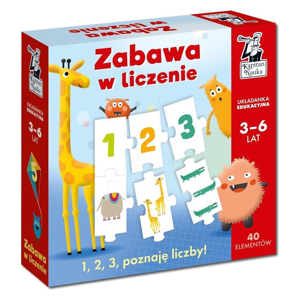 Kapitan Nauka Zählspass. Pädagogisches Puzzle für 3-6-Jährige (3 - 6 Jahre) (49020904)
