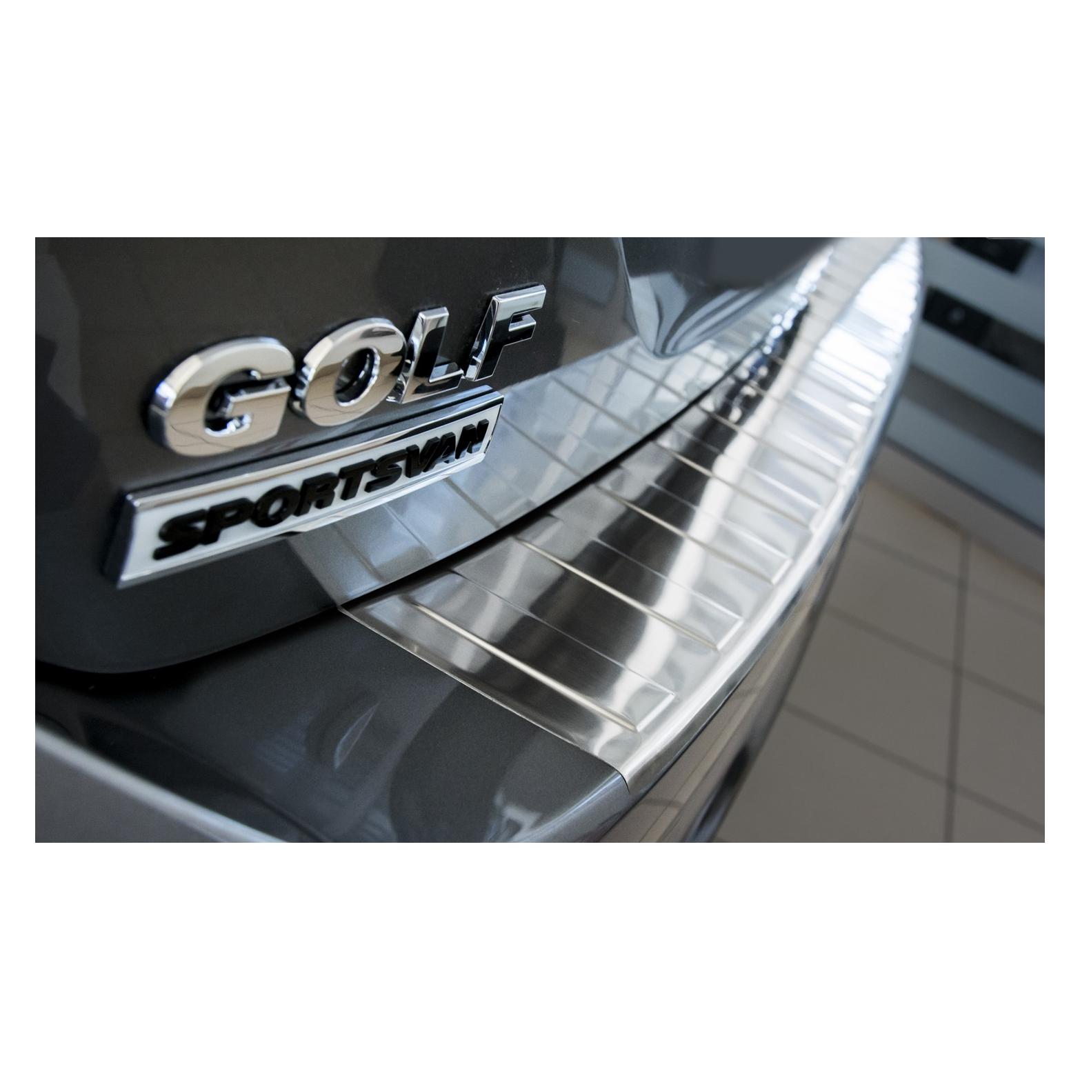 Avisa Edelstahl Ladekantenschutz für VW Golf Sportsvan ab 2014 bis heute (Heck) (235976)