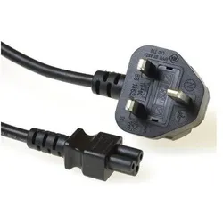 ACT 230V connection cable UK plug (1.80 m), Stromkabel, Schwarz